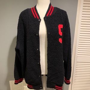 Stussy Sherpa Unisex Letterman Jacket